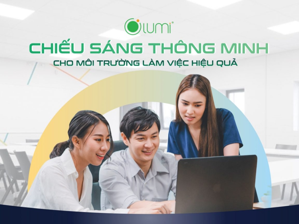 Chiếu sáng thông minh Lumi Smart Lighting cho văn phòng công sở