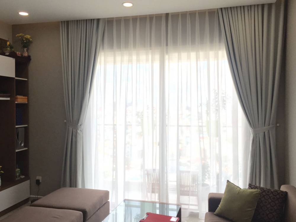 Những cách phối màu rèm cho căn phòng