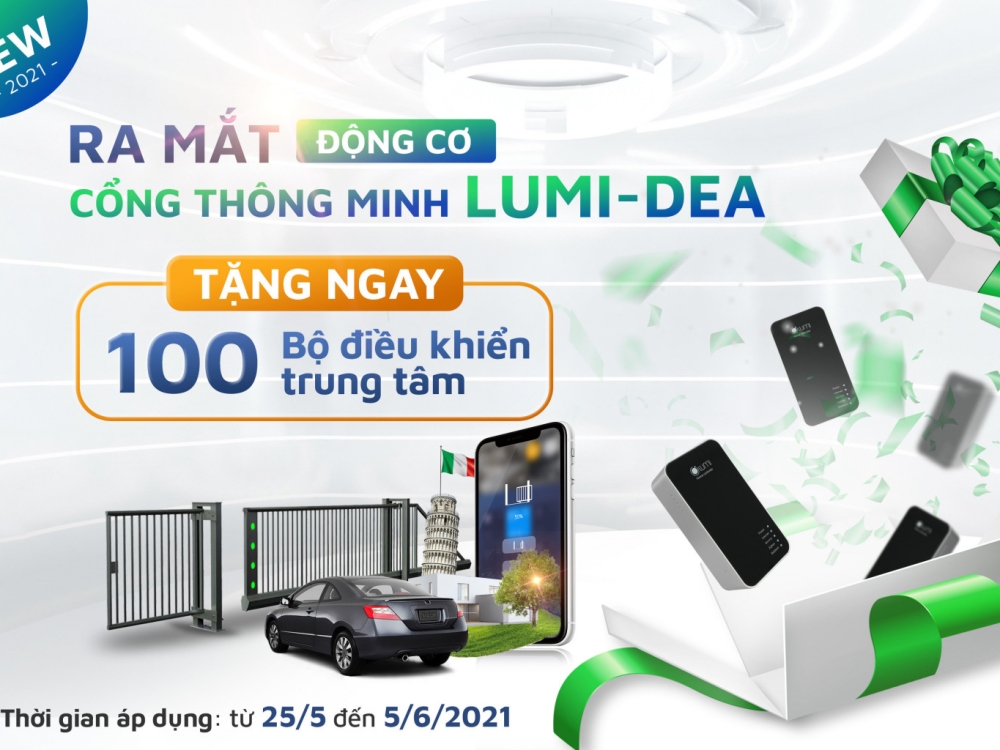 Quà tặng đặc biệt nhân dịp ra mắt Động cơ Cổng thông minh LUMI – DEA